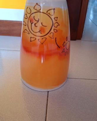 Vaso Artigianale "Raggio di Sole" – Ceramica Dipin