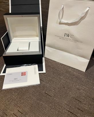 IWC BOX OROLOGIO 