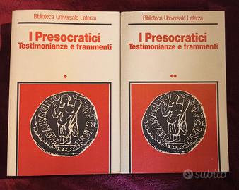 I Presocratici- Testimonianze e frammenti- 2 voll.