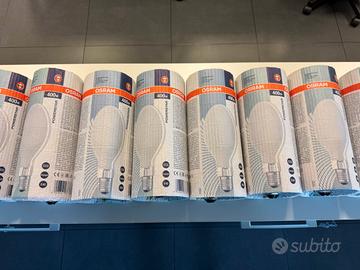 N. 8 Lampade OSRAM HQI-E 400 W/D PRO + Accenditori