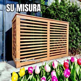 Mobile legno balcone giardino copri condizionatore - Giardino e Fai da te  In vendita a Milano