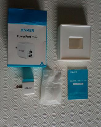 Alimentatore Anker spina Giappone/Usa 2 uscite USB
