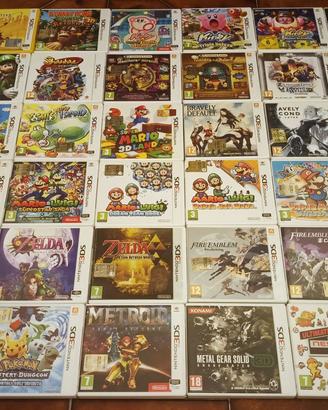 68 Giochi Console Nintendo 3DS RARISSIMI ORIGINALI