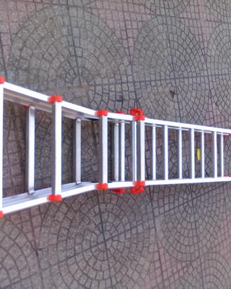 scala alluminio telescopica 8 Pioli 4 + 4