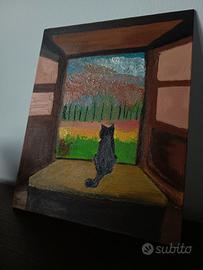 Quadro dipinto a mano con pittura ad olio