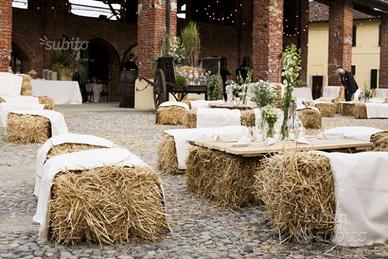 Ballette di fieno per eventi