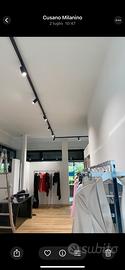 Faretti piu 6 relle  per negozio abbigliamento