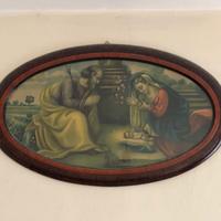 23V - Quadro ovale "Sacra Famiglia"