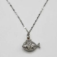 Collana oro bianco 18kt 750 girocollo donna E.209