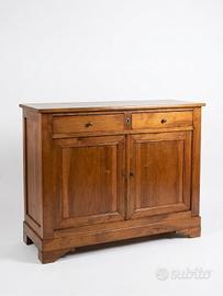 Credenza in Legno Massiccio a 2 Ante 2 Cassetti
