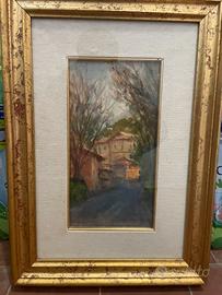 Olio Su Tela Gaetano Dall’Acqua 34x47