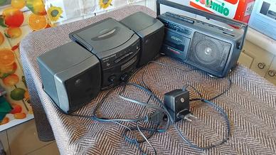  due video registratore a cassette