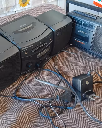  due video registratore a cassette