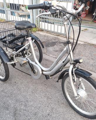 bici 3 ruote con pedalata assistita 