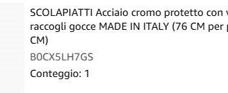 Scolapiatti nuovo