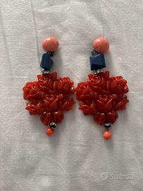 Orecchini in corallo