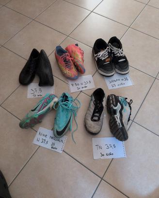 scarpe da ginnastica  e calcio