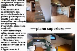 Piccolo villino a Cesano (Roma)