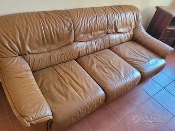 salotto completo pelle Doimo