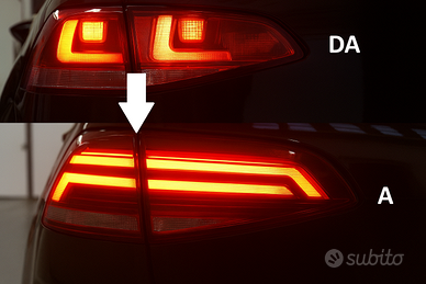 Adattatore cablaggio Golf VII 7 fari alogeno->LED