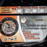 auto: catene invernali nuove  per auto
