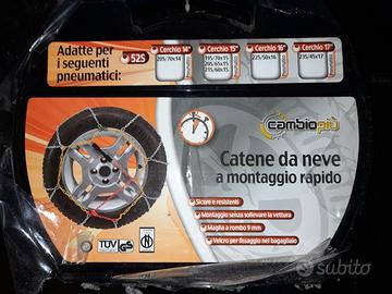 auto: catene invernali nuove  per auto