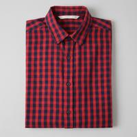 Camicia a quadri Zara rossa e blu – Taglia S