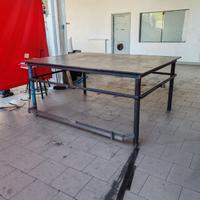 Banco da lavoro in acciaio inox