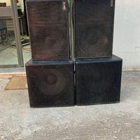 Impianto audio 2 sub e 2 satelliti