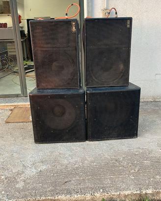 Impianto audio 2 sub e 2 satelliti