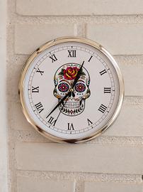 orologio da parete calavera