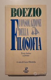 Consolazione della filosofia - testo latino