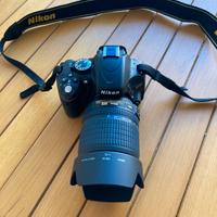 Nikon D5100 + obiettivo nikkor 18-105 VR KIT