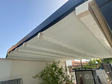 Pergola addossata - impacchettabile -  Gibus