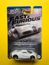 Hot Wheels Bugatti Veyron - Fast & Furious Silver