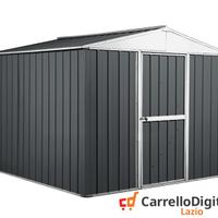 Box porta attrezzi lamiera 276x260 grigio scuro