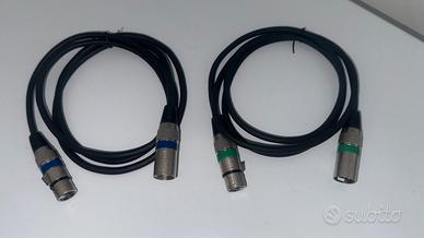 Cavi XLR maschio e femmina