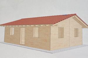 Abitazione in biolegno con isolamento top