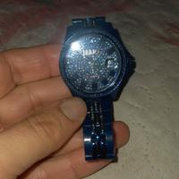 Orologio donna liu jo luxury blu con cristalli 