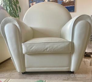 Poltrona Pelle artiginale modello Vanity Fair