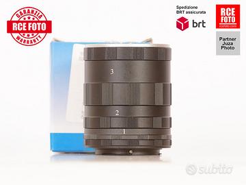 Set 3 tubi di prolunga Macro Manuali