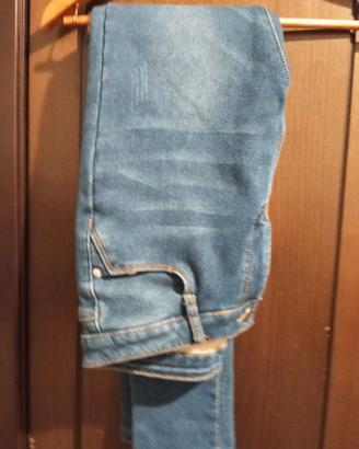 2 paia jeans donna felpati