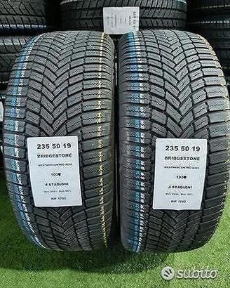 2 gomme 235 50 19 BRIDGESTONE 4 STAGIONI RIF1792