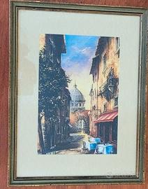 Quadro con cornice - Roma
