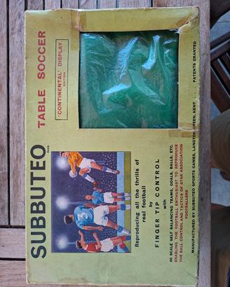 Scatola Subbuteo Inglese antica anni 1968