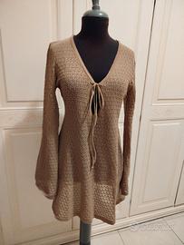 Abito in maglia donna per spiaggia mai indossato.