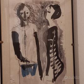 Acquerello di Bruno Paoli l 1974