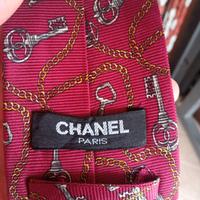 Chanel cravatta in seta 