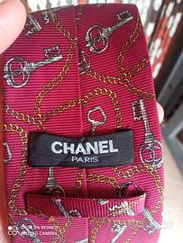 Chanel cravatta in seta 
