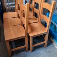 Sedie in legno massiccio